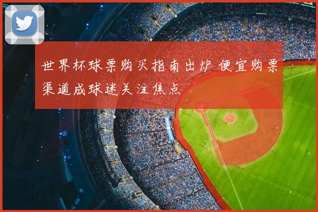 世界杯球票购买指南出炉 便宜购票渠道成球迷关注焦点